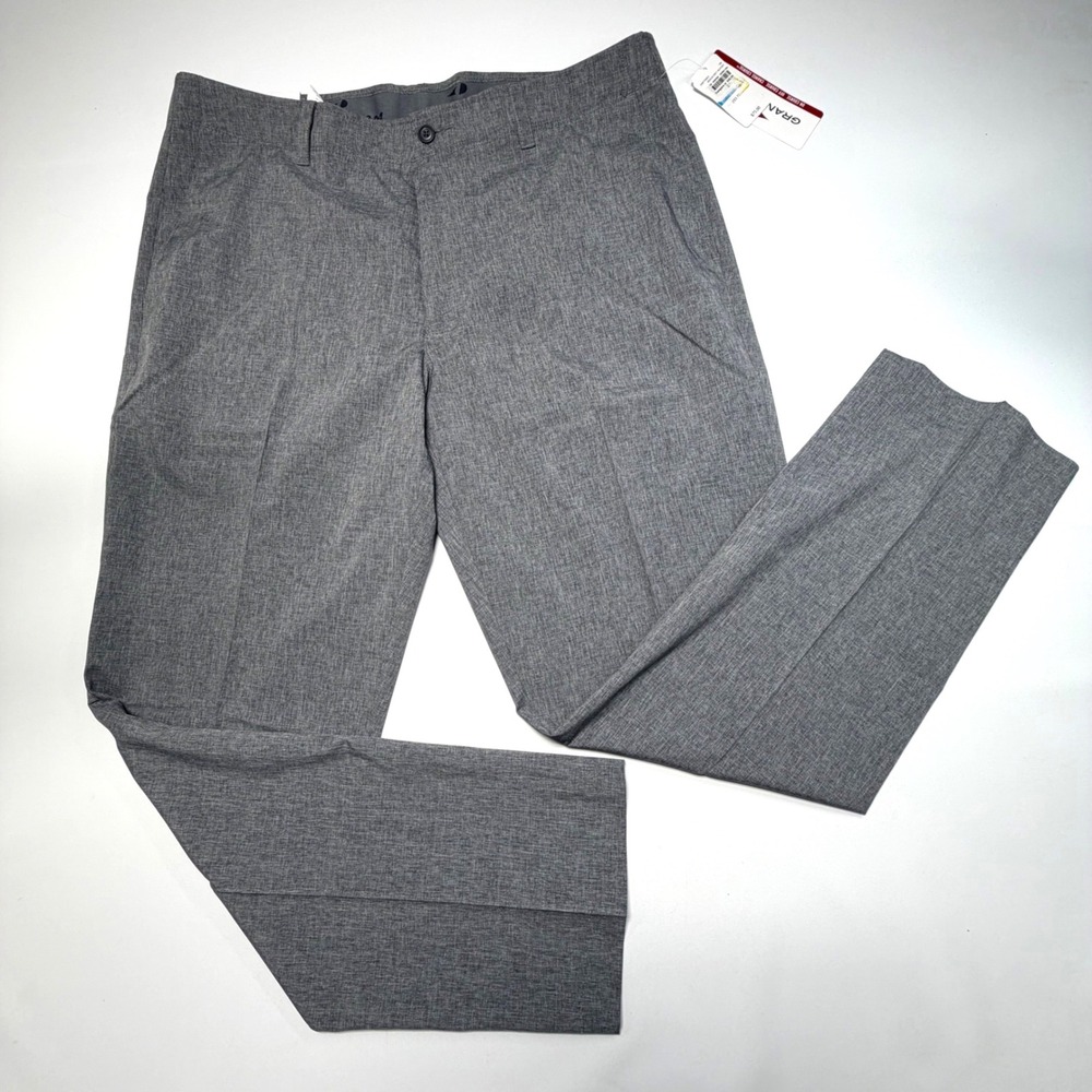 Grand Slam Performance Golf Pants Gray 36x30 Stretch Active NWT